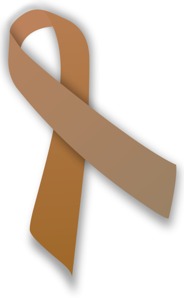 File:Brown ribbon.svg